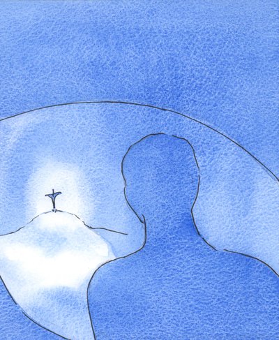 Kristuksen valo loisti hänen elämänsä aikana maan päällä. Taivaasta Isä katseli epäitsekästä, rakastavaa mies-Jumalaa, 2003 (paperilla) tekijältä Elizabeth Wang