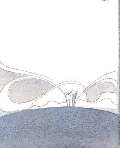 Kristuksen kirkkaus (tarjoamamme pyhässä uhrissa) käsittää äärettömän Jumalan ja leviää niiden päälle, jotka sen uhraavat., 2001 (w/c paperilla) tekijältä Elizabeth Wang
