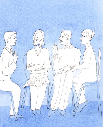 Virhe ei ole naurun asia, 2005 (akvarelli paperille) tekijältä Elizabeth Wang