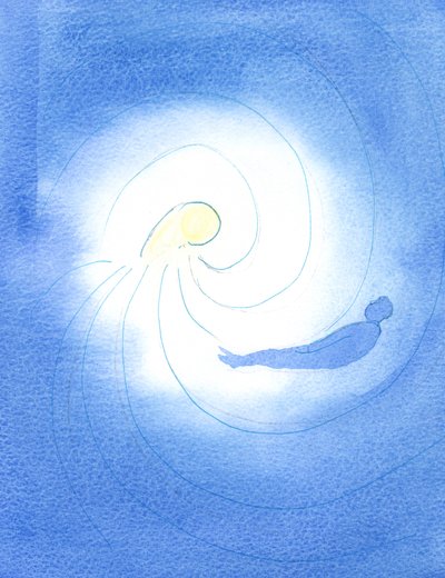 Jumala on alkuperämme, Isämme, rakkaamme, isänmaamme, valomme ja ilomme, Jumalamme: me asumme Hänessä, turvassa, kun olemme armon tilassa, 2002 (paperilla) tekijältä Elizabeth Wang