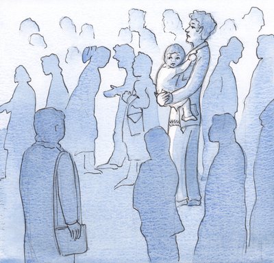 Jumala sai minut näkemään jokaisen yksittäisen sielun, jokaisen sydämen, joka kärsii yksin, 2000 (paperilla) tekijältä Elizabeth Wang