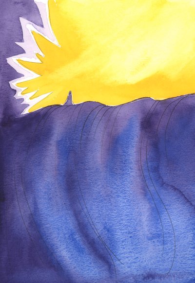 Armot vuodatetaan taivaasta, kuin suuri voiman ja hyvyyden joki, Siunatun Neitsyt Marian esirukouksesta Jumalan kanssa, meidän puolestamme, 2003 (paperilla) tekijältä Elizabeth Wang