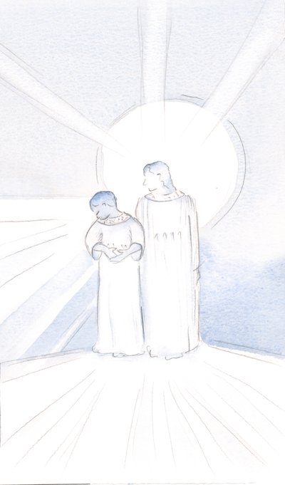Hän kutsui minut pukeutumaan hänen vaatteensa ja olemaan "toinen Kristus", rakkaudella tekemässä työtään, 2000 (paperilla) tekijältä Elizabeth Wang