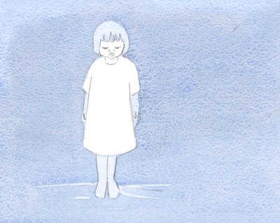 Hän osoitti minulle, kuinka olen kuin lapsi kastevaatteessa surun ja anteeksiannon, katumuksen ja hyvityksen jälkeen., 2000 (w/c paperilla) tekijältä Elizabeth Wang