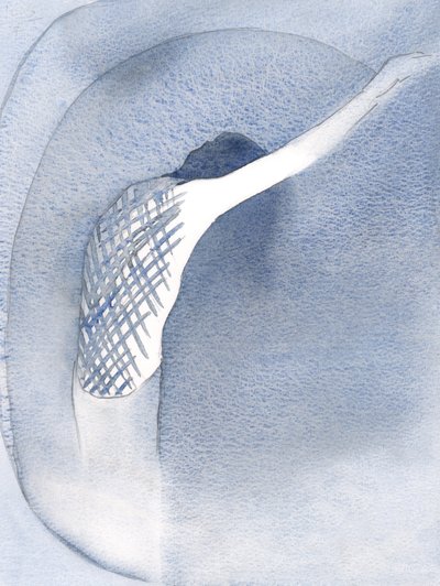 Näin Kristuksen haavoittuneen selän, mutta minulle kerrottiin: "Rakkaus ratkaisee; synti teki tämän", 2001 (paperilla) tekijältä Elizabeth Wang