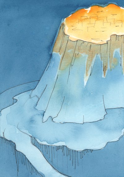 Näin maan maapallon suuren vuoren päällä, 2003 (paperilla) tekijältä Elizabeth Wang