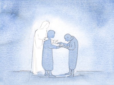 Minulle näytettiin, että jokainen lempeä sanani tai eleni on pyhä ja onnellinen tapa, jolla Kristus tervehtii muita kauttani, 2000 (paperilla) tekijältä Elizabeth Wang