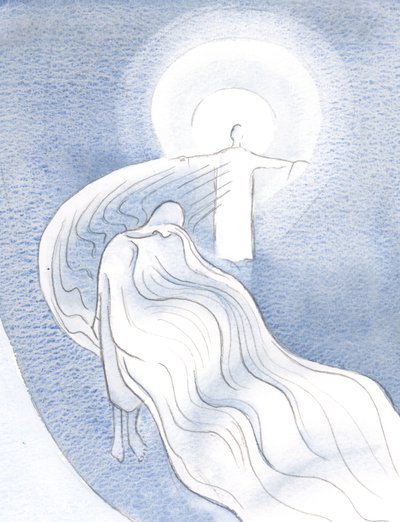 Jos sielu on nöyrä, Kristuksen armo voi vuotaa sen sielun kautta muille, ikään kuin sideharsoa pitkin, esteettä., 2000 (paperilla) tekijältä Elizabeth Wang
