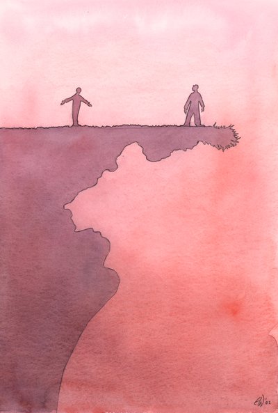 Jos joku, kenties tietämättään, on moraalisessa tai henkisessä vaarassa, meidän velvollisuutemme on varoittaa ja auttaa häntä, 2003 (paperilla) tekijältä Elizabeth Wang