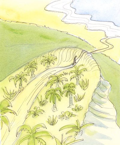Jos pysymme uskossa, voimme lähestyä "rantaa" - suuren rakkauden tilaa - josta lähdemme taivaaseen kuollessamme, 2004 (paperilla) tekijältä Elizabeth Wang