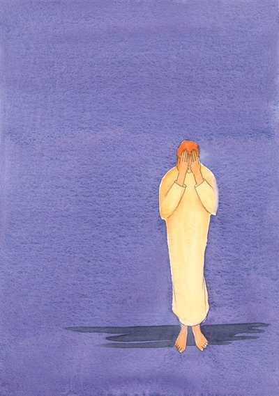 Jos pysymme rukouksen pimeydessä, Jumala johtaa meidät lopulta valoonsa ja viisauteensa, 2000 (paperilla) tekijältä Elizabeth Wang
