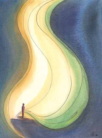 Jos antaudumme hänelle, Pyhä Henki täyttää sielumme valolla, rakkaudella, puhtaudella, rauhalla ja voimalla, 2003 (paperilla) tekijältä Elizabeth Wang