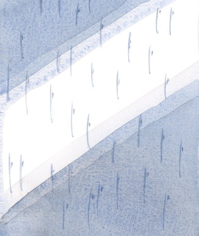 Iltavalossa jokainen olento, leijuen oikealla paikallaan ja ihmeellisin liikkein, kaikui Taivaan enkelien komeaa tanssia, 2000 (paperilla) tekijältä Elizabeth Wang