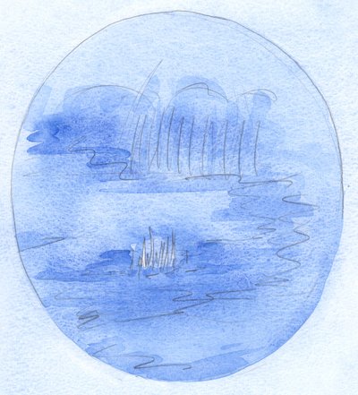 Sen sydämessä, joka todella rakastaa Jumalaa, pienet heikkoudet ovat kuin "mutainen alue", jonka läpi uusia armon versoja syntyy, 2001 (paperilla) tekijältä Elizabeth Wang