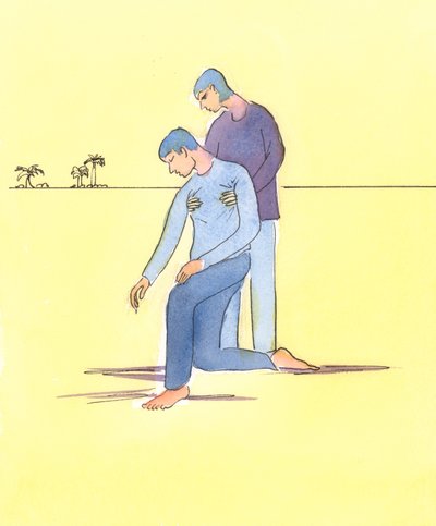 Aina ei riitä rukoileminen pulassa olevan puolesta, 2004 (paperilla) tekijältä Elizabeth Wang
