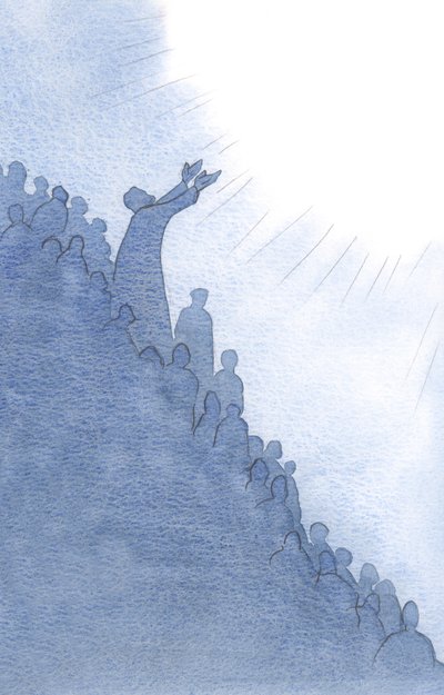 Jeesuksen kautta, joka rukoilee puolestamme pyhässä messussa, rukouksemme kohoaa Isän puoleen Hengessä, 2000 (paperilla) tekijältä Elizabeth Wang