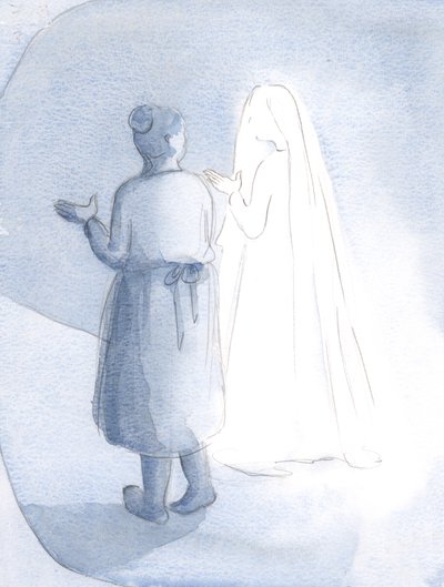 Näytti siltä, että me kaksi naista kävelimme vierekkäin, kun uskoin muut Hänen huolekseen, 2000 (paperilla) tekijältä Elizabeth Wang