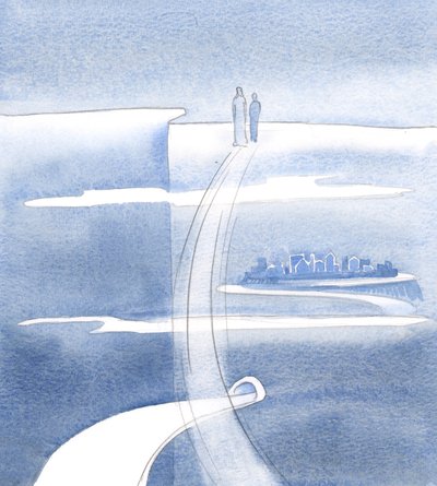 Jeesus pitää meitä kaikkialla, 2000 (w/c paperilla) tekijältä Elizabeth Wang