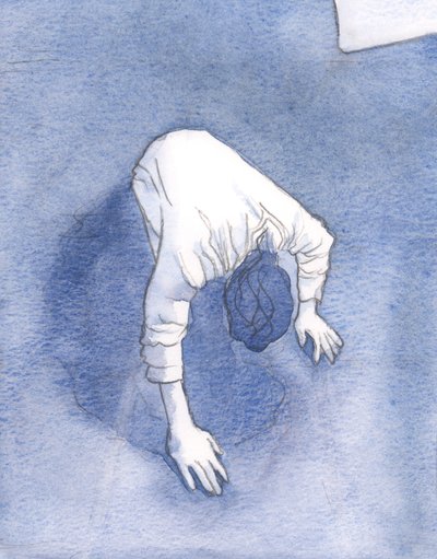 Jeesus rukoili tuskissaan taivaallista Isäänsä Getsemanen puutarhassa, 2000 (paperilla) tekijältä Elizabeth Wang