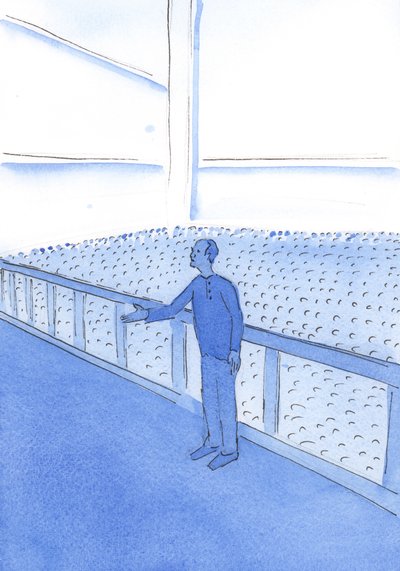 Aivan kuten tehdastyöläinen puhuu hyvää työtovereidensa puolesta, niin Kristus, joka on tosi mies, rukoilee tehokkaasti meidän, sukulaistensa puolesta, 2002 (paperilla) tekijältä Elizabeth Wang