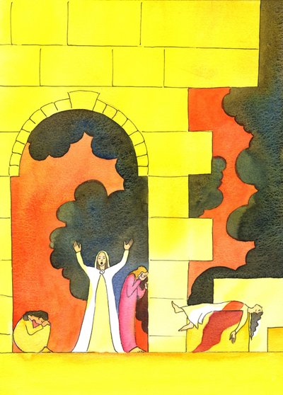 Monta vuotta ennen Kristuksen syntymää Jerusalemiin miehitettiin ja pyhä temppeli häpäistiin ja tuhottiin ihmisten kauhuksi, 2001 (paperilla) tekijältä Elizabeth Wang