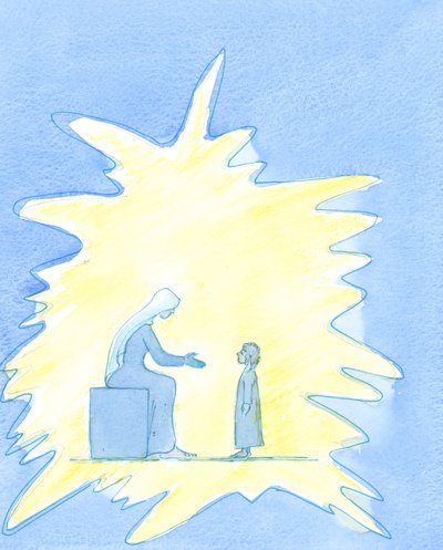 Mary syntyi tahrattomana, 2003 (paperilla) tekijältä Elizabeth Wang