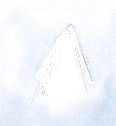 Opin, että Marian armollisuus johtui hänen hiljaisuudestaan, kärsimyksestään ja kaipauksestaan tehdä Jumalan tahto., 2001 (w/c paperilla) tekijältä Elizabeth Wang