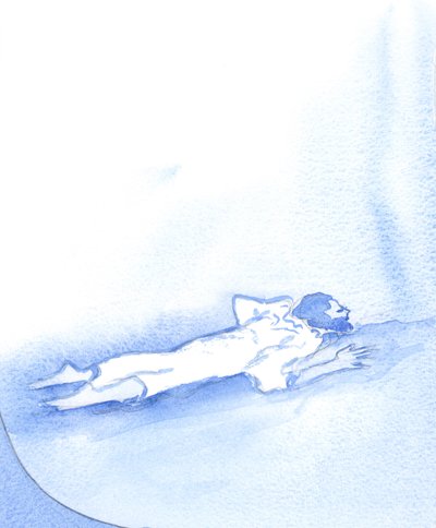 Se, joka päättää olla ottamatta huomioon Kristusta, kääntää selkänsä verta vuotavalle hahmolle, joka kärsi kuoleman syntiemme tähden, 2002 (paperilla) tekijältä Elizabeth Wang