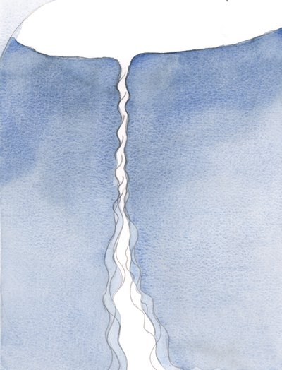 Yksi rukouksemme Kristuksessa kohoaa taivaaseen asti; se on kuin taivaallisen elämän ja armon napanuora., 2001 (w/c paperilla) tekijältä Elizabeth Wang
