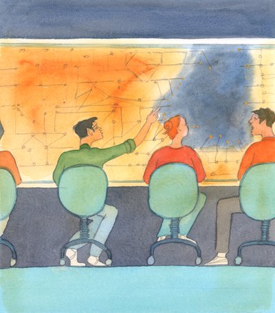 Osa maapallosta lepää pimeässä, jälleen, 2004 (paperilla) tekijältä Elizabeth Wang