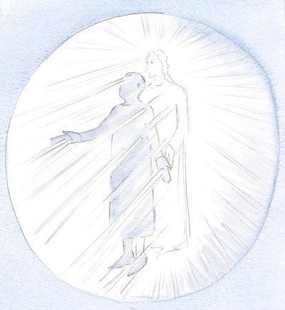 Niin kauan kuin tunnustan ja hyväksyn haavani, hän selitti, että hän pystyy "loistamaan" lävitseni, auttamaan muita sieluja, 2000 (paperilla) tekijältä Elizabeth Wang