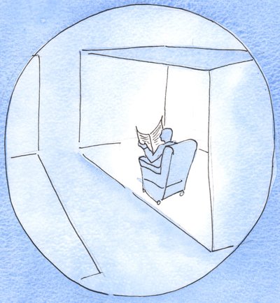 Joku, joka ei avaa sydäntään rukoillessaan toisen ihmisen kanssa, on kuin mies, joka vain vilkaisee ovestaan, mutta ei nouse tervehtimään muita ihmisiä, 2003 (paperilla) tekijältä Elizabeth Wang