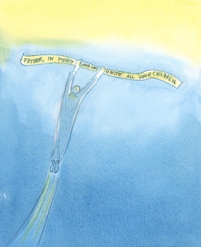 Rukoukset, joita me esitämme Kristuksen kanssa ja Kristuksen kautta messussa, auttavat sieluja voimakkaasti. On kuin kirkon rukous "kannattaisi" tarvitsevia sieluja pois vaarasta ja ahdingosta, 2003 (w/c paperilla tekijältä Elizabeth Wang
