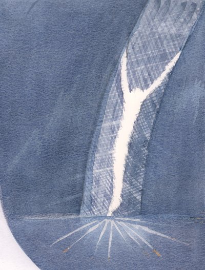 Jeesuksen uhri on tehnyt elävän aukon verhon läpi kaikkein pyhimpään, Jumalan valoon, jotta pääsemme taivaaseen, 2000 (paperilla) tekijältä Elizabeth Wang