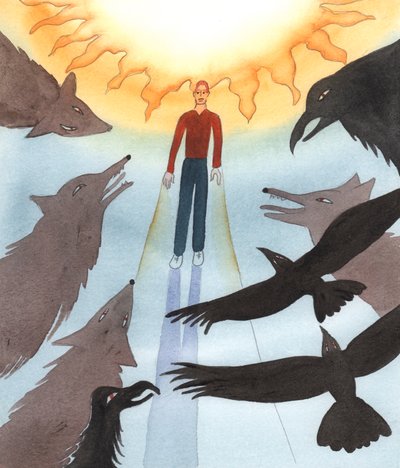 Paha on töissä ja tekee kaikkensa pelotellakseen, ajaakseen takaa tai nielläkseen niitä, jotka haluavat rakastaa Jumalaa ja tehdä hyvää, 2004 (paperilla) tekijältä Elizabeth Wang