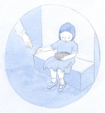 Tämä on nykyinen tehtäväni, jonka opin: Kuin lapsi jakamassa helmiä korista, tietämättä niiden suuresta arvosta, mutta jakaa kauneutensa., 2001 (paperilla) tekijältä Elizabeth Wang