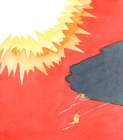 Ne pyhät sielut, joita rukouksemme ovat auttaneet ja jotka ovat valmiita taivaaseen, ovat kuin ihmiset, jotka on raahattu ylös suurta kalliota, jotta he saapuisivat iloisin ja kiitollisin mielin huipulle, josta he näkevät taivaan kirkkauden lähistöllä, 200 tekijältä Elizabeth Wang