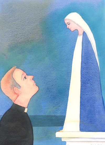 Todellakin, jokainen pappi voi kääntyä Neitsyt Marian puoleen saadakseen apua luottaen siihen, että tämä on erityisen kiinnostunut hänen toiveistaan, iloistaan, peloistaan ja suruistaan, 2004 (paperilla) tekijältä Elizabeth Wang