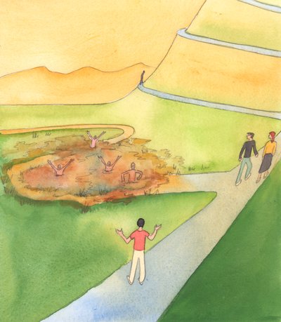 Me epäonnistumme velvollisuudessamme, jos emme koskaan varoita muita vakavan synnin ja kunnioittamattomuuden seurauksista, 2003 (paperilla) tekijältä Elizabeth Wang