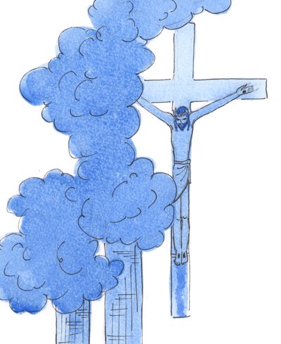 Kun Kristus riippui ristillä piinassa, hän oli tietoinen kaikista inhimillisistä tragedioista elämän alusta loppuun - mukaan lukien niiden kärsimykset 11.9.2003 (paperilla) tekijältä Elizabeth Wang