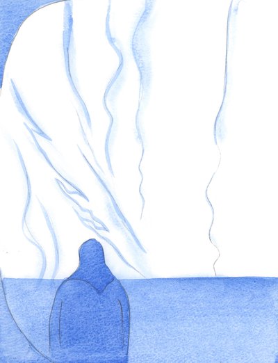Kun Kristus oli läsnä siunatussa sakramentissa, pyhäkkö ja sieluni leimasivat jumalallisesta tulesta ja kirkkaudesta, 2002 (paperilla) tekijältä Elizabeth Wang