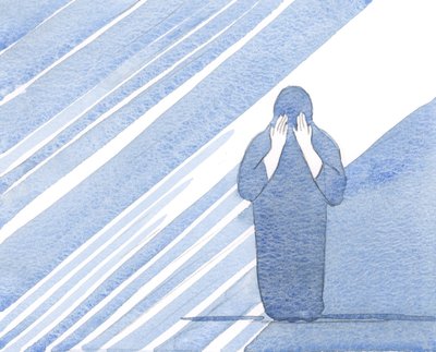 Kun tulemme rukoukseen, tietoisina heikkouksistamme, Jeesus tulee sielun luo kirkkaudessa ihaillen nöyryyttämme ja luottamustamme, 2000 (paperilla) tekijältä Elizabeth Wang