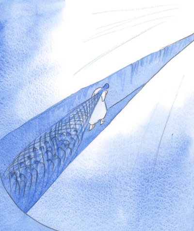 Kuka on parempi kuin katuva syntinen kuljettamaan määrätietoisesti toisia, pois pahasta ja kohti taivasta?, 2002 (paperilla) tekijältä Elizabeth Wang