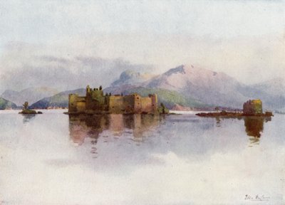 Cannero, Lago Maggiore (väri litho) tekijältä Ella Du Cane