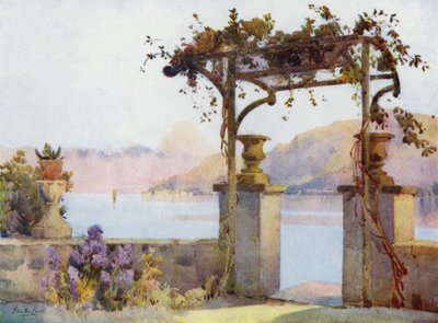 Limonta, Comojärvi (väri litho) tekijältä Ella Du Cane