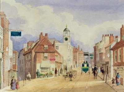 Croydon High Street, n. 1850-55 tekijältä Ellen Keen