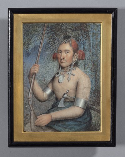 Pohjois-Amerikan intiaani, 1808 tekijältä Ellen Sharples