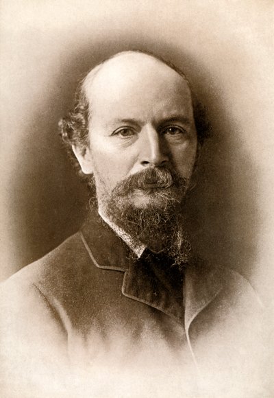Algernon Charles Swinburne, viktoriaanisen ajan englantilainen runoilija, 1909. tekijältä Elliott and Fry