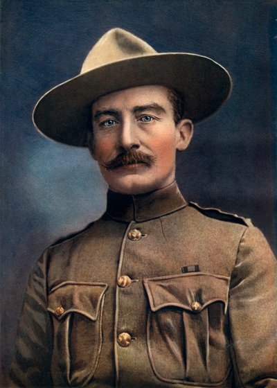 Eversti Baden-Powell, Britannian armeijan kenraaliluutnantti, 1902. tekijältä Elliott and Fry