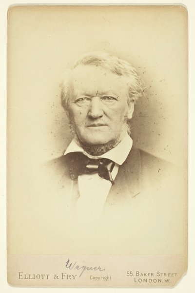 Wagnerin muotokuva, 1877. tekijältä Elliott and Fry